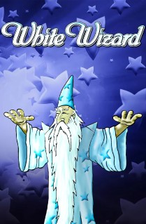 White Wizard - There are superior magical forces that control our luck. Well in the White Wizard slot game, there’s no such thing as luck as players use the Wizard’s power to win big in a game that is full of fantasy.