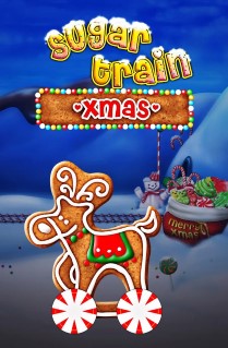 Sugar Train Xmas - All aboard the Sugar Train Xmas that will take you through snow-capped mountains all the way to great wins with this 5 reel and 25 payline slot game. 