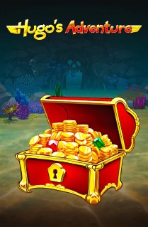 Image of Hugo's Adventure online slot. Hugo is off on a new adventure in this fun 5 reels and 10 paylines slot with flying wilds and 2 bonus games. 