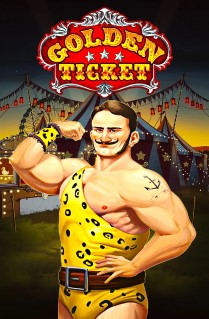Image of Golden Ticket online slot. Welcome to the circus where the clowns and jugglers you play a 5x5 slot game that offers a bonus game and a chaotic atmosphere that will mesmerize you. 

