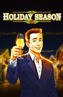 Image of Holiday Season online slot. Enjoy the festivities with this classic slot of 5 reels and 10 paylines and a great bonus game.
