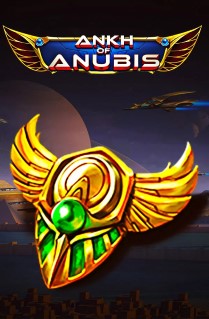 Image of Ankh of Anubis online slot. The mighty Anubis ruled Egypt and had the power to provide riches with his Ankh. See if you can get some of those riches in this 5 reel and 576 ways to win slot with 2 bonus games. 

