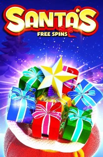 Santa Free Spins - Get ready for loads of festive fun when Santa comes with a sackful of potential winnings in this exciting 5 reels and 20 paylines slot that has 4 different bonus games. 
