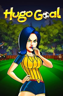 Image of Hugo Goal online slot. Our hero Hugo is playing football for your potential wins in this exciting 3 reels and 5 paylines slot that has 3 bonus rounds. 
