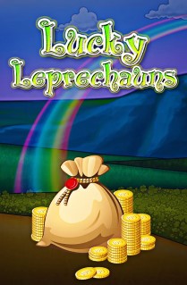 Lucky Leprechauns - Get the Lucky Leprechaun to reach the pot of gold in this fun slot with5 reels, 40 paylines, and up to 15 free spins.