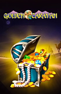 Image of Golden Caravan online slot. Based on the Eastern travels of Marco Polo in search of riches this fun game has 5 reels and 10 paylines and is packed with free spins. 
