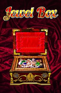 Image of Jewel Box online slot. Get your hands on some precious gemstones in this rich slot game with 5 reels, 15 paylines, and a great bonus game. 