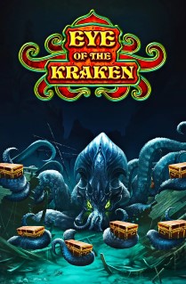 Image of Eye of the Kraken online slot. The legendary sea monster is the theme of this exciting slot game with 3x3 grid and 8 paylines. It also offers 2 bonus games. 
