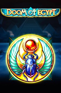 Image of Doom of Egypt online slot. This thrilling slot game an ancient Egyptian theme and offers a set up of 5 reels, 10 paylines, and a great bonus game. 