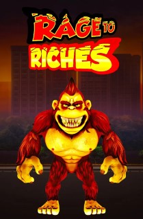 Image of Rage to Riches online slot. Your favorite monsters like Godzilla and King Kong are here to cause havoc that might get you large wins in this fun 5 reels and 20 paylines slot with a great bonus game. 