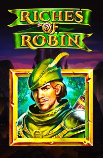 Image of Riches of Robin online slot. The legendary Robin Hood is here to help the poor in this awesome slot game with 5 reels, 20 paylines, and 3 bonus games. 