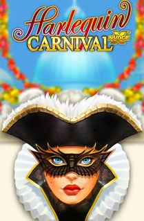 Harlequin Carnival - Get ready for an exciting masquerade with this fun 5 reels and 20 paylines slot that works on the xNudge Wild mechanic and offers 4 bonus features. 