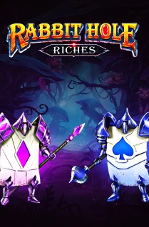 Image of Rabbit Hole Riches online slot. Take a trip to a wondrous world where fantasy creatures await you in this fun slot game played on 3 reels, 5 paylines, and offer 5 different bonus features.  