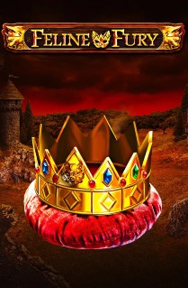 Image of Feline Fury online slot. This kooky game mixes cats with a medieval theme and is played 5 reels, 20 paylines, and offer 3 bonus features. 