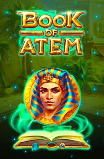 Image of Book of Atem online slot. Lose yourself in the riches of Ancient Egypt with this great slot game played on 5 reels, 10 paylines, and also offers free spins. 