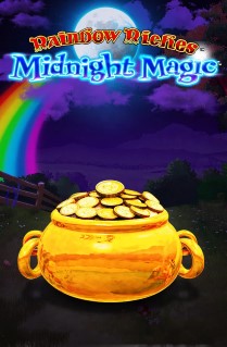 Rainbow Riches Midnight Magic - This great game is part of the Rainbow Riches series and is played on 5 reels, 10 paylines, and offers 2 great bonus features. 