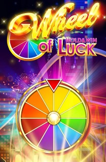 Image of Wheel of Luck  online slot. Hold tiles to match them in order to trigger the big wheel of luck and spin your way to potential prizes. 