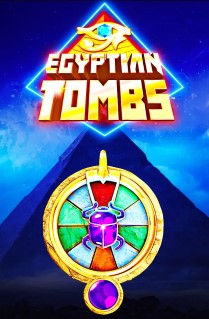 Image of Egyptian Tombs online slot. This Egyptian-themed slot is beautifully designed and offers play on 5 reels, with up to 3,125 ways to win, and loads of bonus features. 