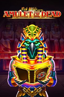 Image of Rich Wilde and the Amulet of Dead online slot. Our hero is back in ancient Egypt again looking for lost treasures in this beautifully designed slot played on 5 reels, 10 paylines, and offers 2 great bonus features. 