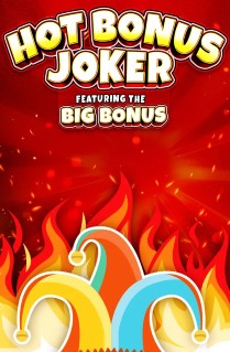 Hot Bonus Joker - This fun slot game is played on 6 reels, 50 paylines, and is packed with bonus features and free spins. 
