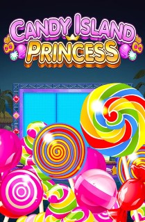 Image of Candy Island Princess online slot. This Manga themed slot takes you on to a tropical island where you play on 3 reels, 5 paylines, and 5 amazing bonus features. 