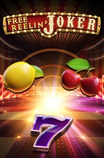 Image of Free Reelin' Joker online slot. this game is another great slot from Play'n Go's Joker series. It is played on 3 to 6 reels, with 1 payline, with a great bonus feature. 