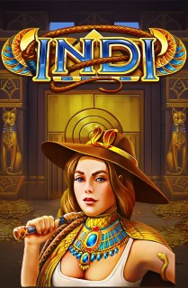 Image of Indi online slot. Play this great slot that celebrates ancient civilization and is played on 6 reel, 10 paylines, with great bonus features, including loads of free spins.