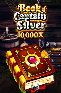 Book of Captain Silver - The famous pirate is back at sea looking for treasures in this great slot game played on 5 reels, 10 paylines, and offers 2 different bonus features. 