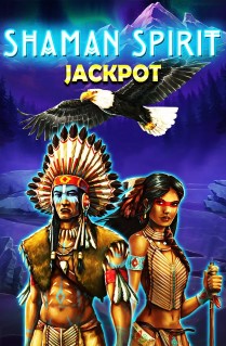 Shaman Spirit Jackpot - This progressive jackpot game has a fun design and is played on 5 reels, and 25 paylines. 