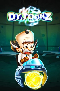 Image of Dr. Toonz online slot. Join the mad scientist in this wacky adventure slot played on 6 reels with 
4,096 paylines and expand to 262,144, and 5 great bonus features. 
