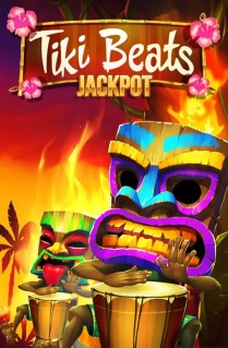 Tiki Beats Jackpot  - This game is the progressive version of Tiki Beats. It is played on 5 reels, 25 paylines, and offers some great bonus features. 