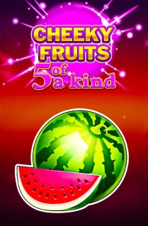 Cheeky Fruits 5 - This modern fruit machine offers play on 5 reels, and 5 paylines, and is stacked with free spins. 