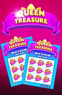 Image of Queen Treasure online slot. null