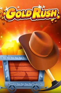 Image of Gold Rush online slot. null