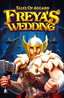 Image of Tales of Asgard: Freya's Wedding online slot. This beautiful Norse mythology-themed slot is played on 5 reels, 30 paylines, and offers 3 awesome bonus features. 