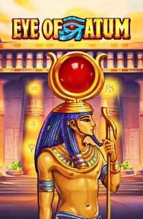 Image of Eye of Atum online slot. Journey back to ancient Egypt with this spectacular slot, played on 5 reels, 10 paylines, that offers expanding wilds and additional free spins. 