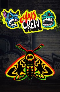 Chaos Crew - This unusual slot game is urban-themed and it is played on 5 reels, 15 paylines, and offers loads of free spins.  