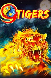 9 Tigers - This Asain-themed slot offers a captivating design, and it is played on 5 reels, with 8 paylines, and offers players a bonus game and free spins. 