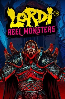 Image of Lordi Reel Monsters online slot. Enjoy some guitar distortion with this heavy metal slot, played on a 7x7 grid, with cluster pays, that offers loads of bonus features and free spins. 