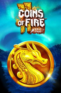 11 Coins of Fire - This awesome Viking-themed slot is played on 5 reels, with 25 paylines, and offers some amazing bonus features and free spins. 