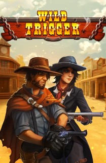 Image of Wild Trigger online slot. Get ready for an adventure in the Wild West with this great slot, played on 5 reels, with 20 paylines, that is packed with respins and free spins. 