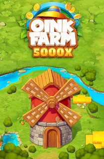 Oink Farm - Have fun on the farm with this great slot, played on 5 reels, with 20 paylines, that offers plenty of bonus features and free spins. 