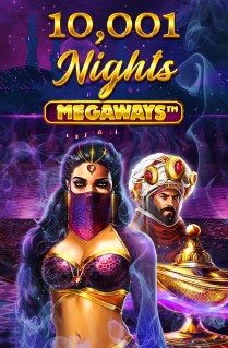 10001 Nights Megaways - This beautifully designed Arabian-themed slot sends you on a hunt for a great treasure. Played on 6 reels, with 117,649 megaways to win, and is packed with bonus features. 