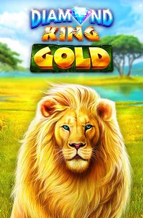 Image of Diamond King Gold online slot. Take a trip to the African safari with this great slot, played on 5 reels, with 1,024 paylines, loads of bonus features, random wilds and free spins. 