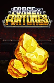 Image of Forge of Fortunes online slot. Start digging for gold in this great mining slot, played on 3 reels, with a single payline, that is packed with bonus symbols and respins. 