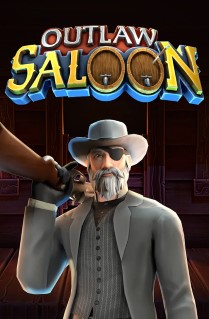 Image of Outlaw Saloon online slot. Get ready for some Wild West action with this great Western slot, played on 5 reels, with 20 paylines, that offers free spins and many other bonus features. 