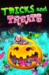 Tricks and Treats - Will you be spooked by this fun slot? Played on 5 reels, with 25 paylines, that offers mystery symbols, multipliers, scatters, free spins and much more. 