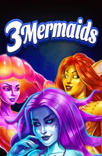 Image of 3 Mermaids online slot. Dive into a mysterious kingdom under the sea with this beautiful slot, played on 3 reels, with 27 paylines, that offers lots of bonus features. 