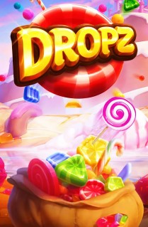 Dropz - Let the rain of candy wash over you in this fantastic slot, played on 6 reels, with 729 playlines with cascading wins and loads of bonus features. 