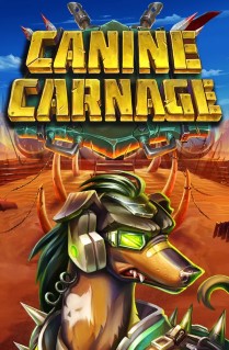 Image of Canine Carnage online slot. Canine Carnage is played on a 5-reel, 3-row matrix where ways to win start at 243 but expand when symbols start getting split.